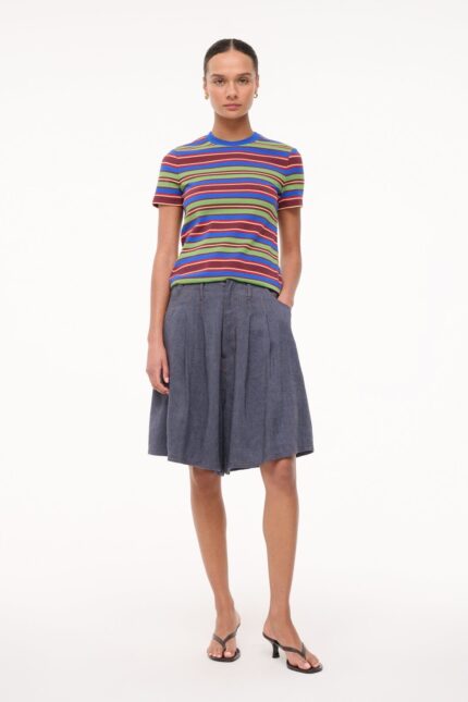 WEEKEND CREW TEE | SPECTRUM STRIPE